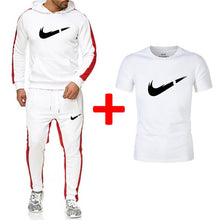 Load image into Gallery viewer, Fashion Brand Hoodies Sweatshirt Men/Women 2019 Hoodie Tracksuit Sport Suit Sweatshirts+Sweatpants+T shirts Sets Fleece Hooded